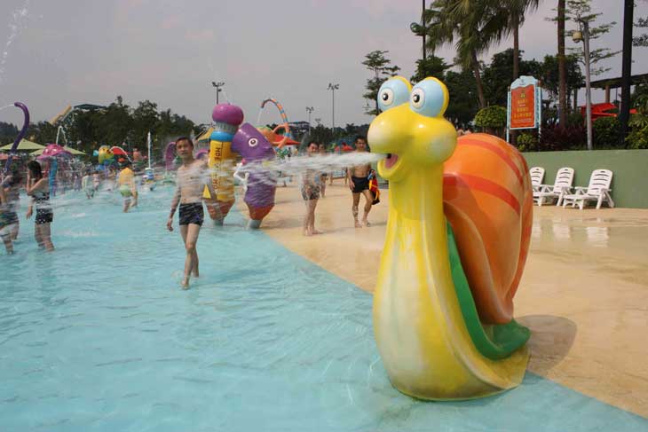 蜗牛喷水小品QH-XP001